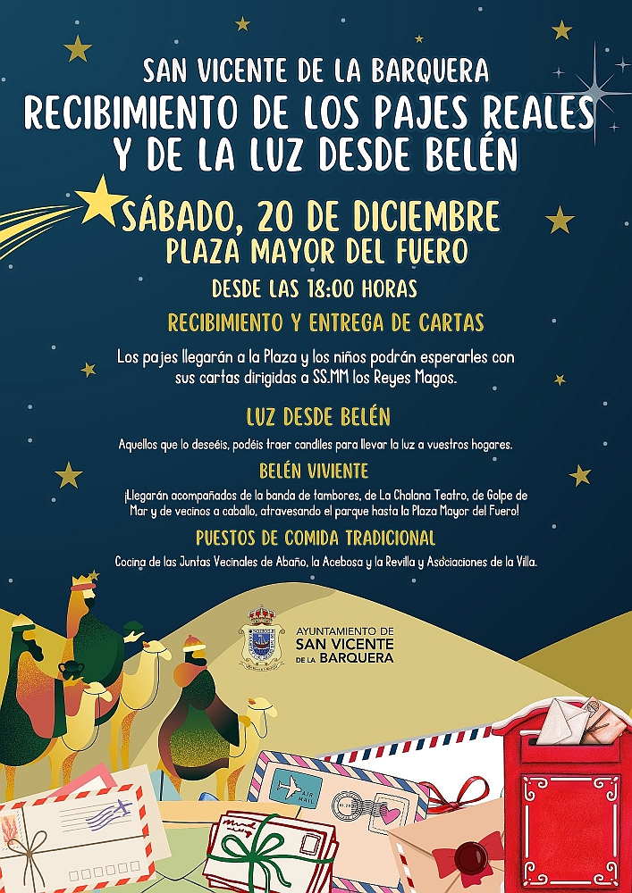 Los pajes reales llegan el sábado a San Vicente